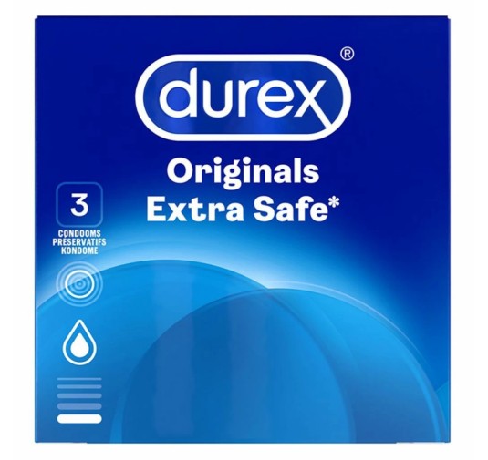 Prezerwatywy - Durex Originals Extra Safe 3 szt